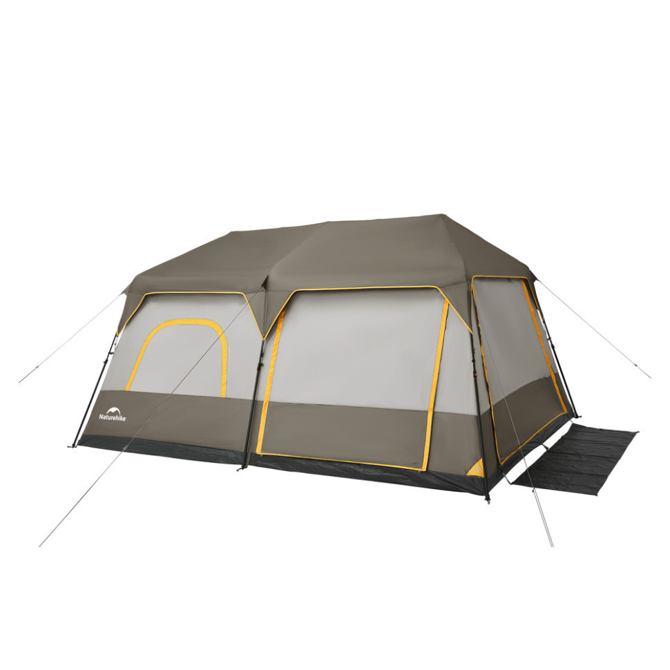 Палатка восьмиместная Naturehike Cape 13.1 CNK2450WS050 с быстрым раскрытием, серо-коричневая Киев - изображение 1