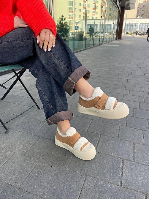 Egga Угги жіночі EGGA -33 руді (зима, шкіра натуральна) (5682) Коломия - фото 3