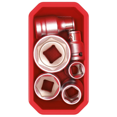 Ящик для інструментів Kistenberg набір ємностей 6 шт, 140*75*280, X Block, KXBS148 (KXBS148) Вінниця - фото 3