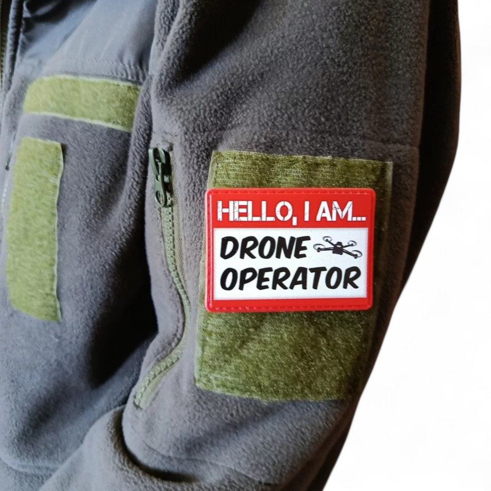 Патч / шеврон Привіт, я Drone operator Запоріжжя - фото 2