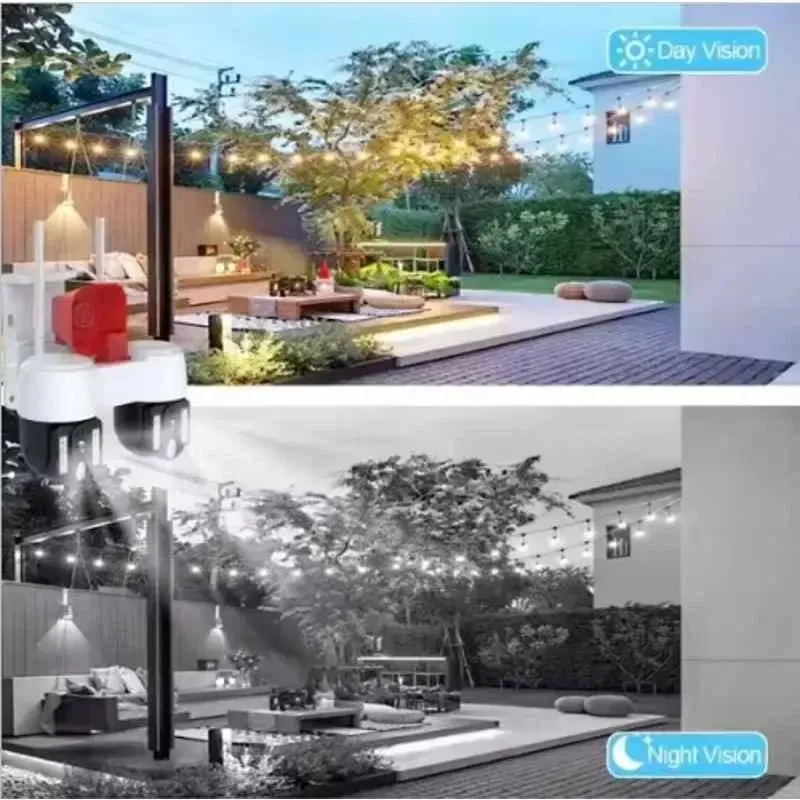 Высокопроизводительная камера видеонаблюдения с двумя направлениями движения, WIFI, горизонтальное вращение на 360° и вертикальное на 90°, водонепрони Коломыя - изображение 6