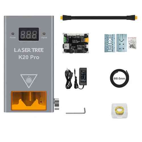 Мощный лазер с подачей воздуха для резки гравировки 20Вт 450нм Laser Tree K20 Pro Винница