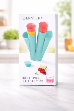 Формы для мороженного Ernesto 4 штуки 80 мл голубой Киев