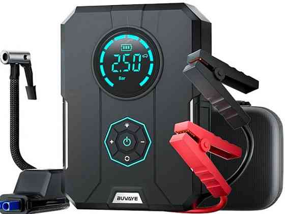 Пусковий зарядний пристрій Buvaye YS03-12000 2000A/12000mAh +компресор. Київ
