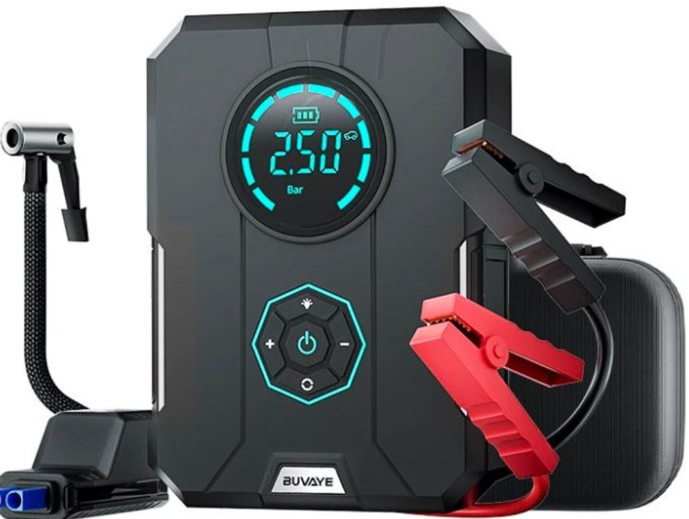 Пусковий зарядний пристрій Buvaye YS03-12000 2000A/12000mAh +компресор. Київ - фото 5