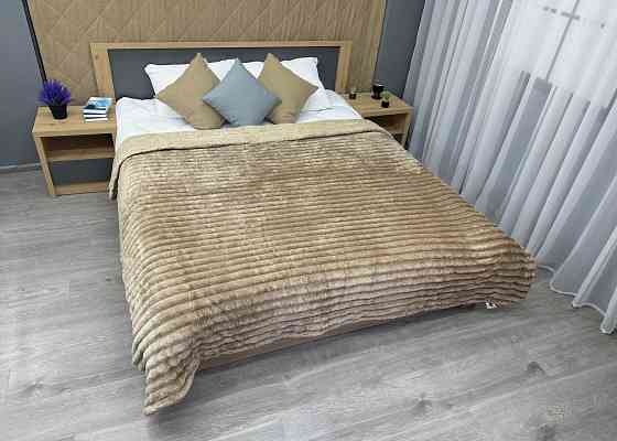 Плед 200х230 см (+-10см) на овчине 