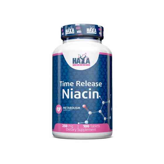 Ніацин Haya Labs Niacin Time Release 250mg 100 Tabs Луцьк
