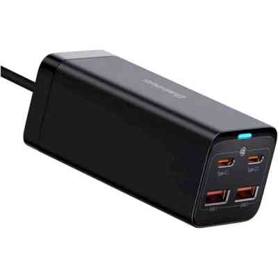 Зарядний пристрій Baseus 2xUSB-C 100W + 2xUSB GaN black (CCGP000101) Вінниця