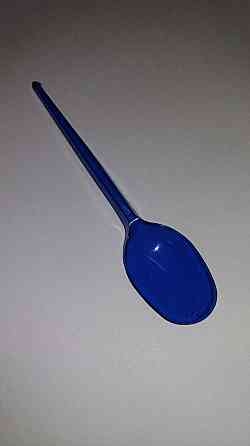 Ложки Юніта пластикові Преміум 100 шт Сині Харків