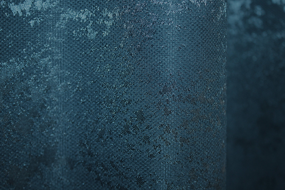 Комплект коротких штор VR-Textil Лен мрамор Pavliani № 1365ш 130х170 см 2 шт Синий (35-0061) Киев - изображение 8