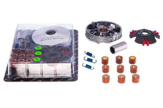 Варіатор передній (тюнінг) скутер Хонда Діо AF27 (ролики латунь 9шт, палець, пруж. зчеплення) Мукачево