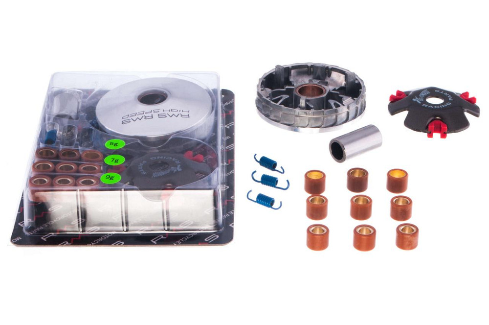 Варіатор передній (тюнінг) скутер Хонда Діо AF27 (ролики латунь 9шт, палець, пруж. зчеплення) Мукачево - фото 1