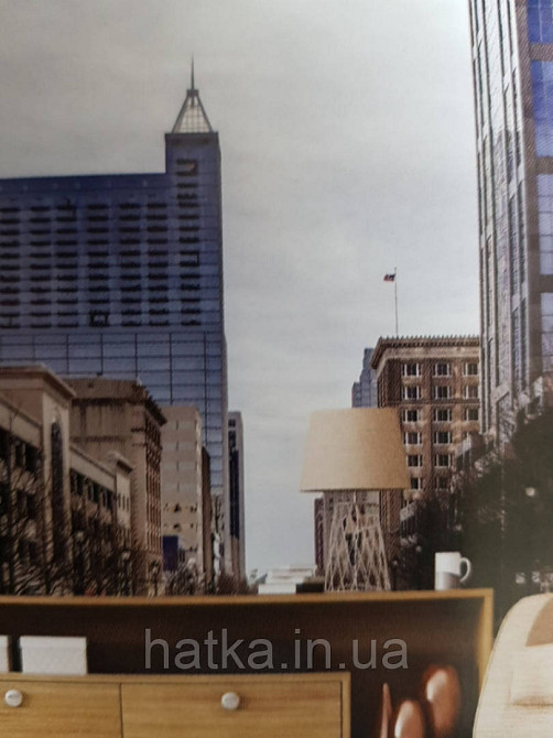 Шпалери вінілові на флізелін міста вулиці будинку хмарочоси дороги мости Київ - фото 7