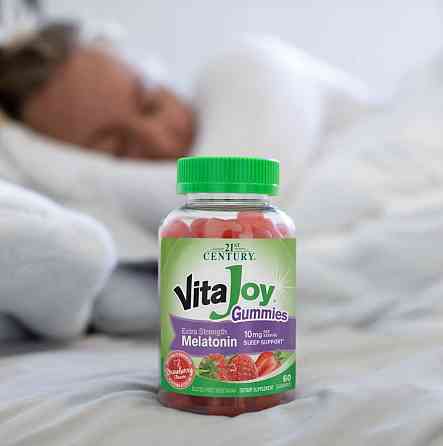 Мелатонін 21st Century  VitaJoy Melatonin 10 mg 60 жув табл Київ