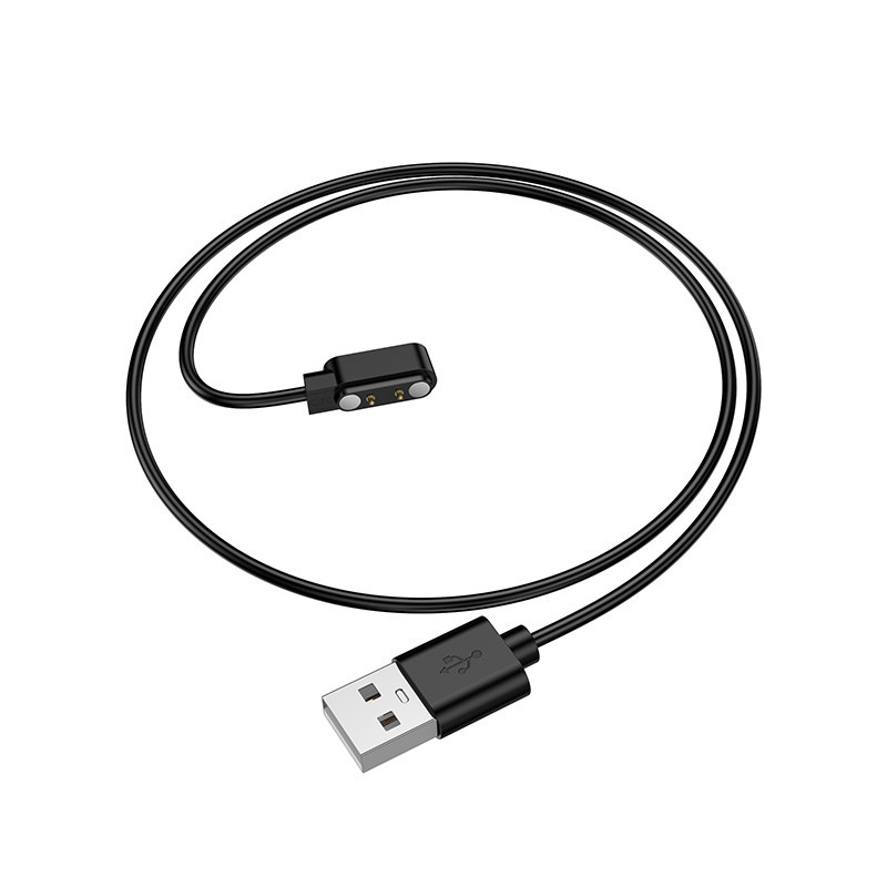 Бездротовий зарядний пристрій для смарт-годинника BOROFONE BD15 Smart bracelet charging cable Black Одеса - фото 3