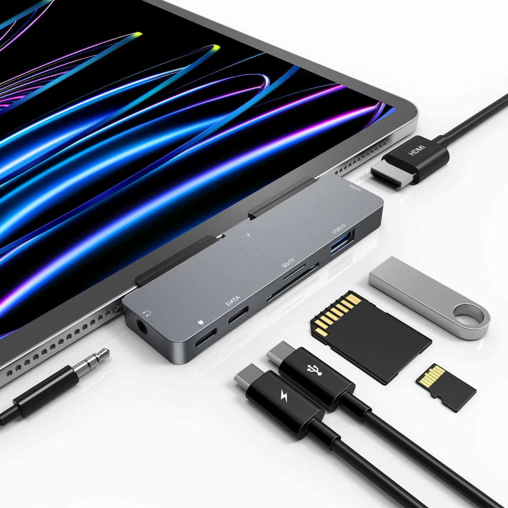 Концентратор USB-C oneLounge 1Drive Pro 7-in-1 для iPad Pro 25767 Луцк - изображение 1