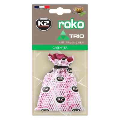 Ароматизатор для автомобиля K2 Roko Trio "Зелений чай" 25 г (V822T) Винница