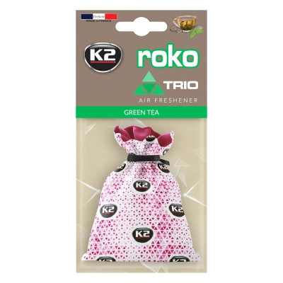 Ароматизатор для автомобіля K2 Roko Trio "Зелений чай" 25 г (V822T) Вінниця - фото 1