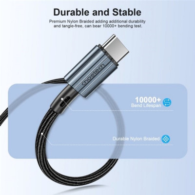 Дата кабель USB-C to USB-C 1.8m USB 2.0 60W Choetech (XCC-1014-BK) Вінниця - фото 2