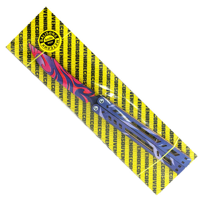 Сувенірний дерев'яний ніж, модель "Метелик Ripple" BAL-Rip Вінниця - фото 1