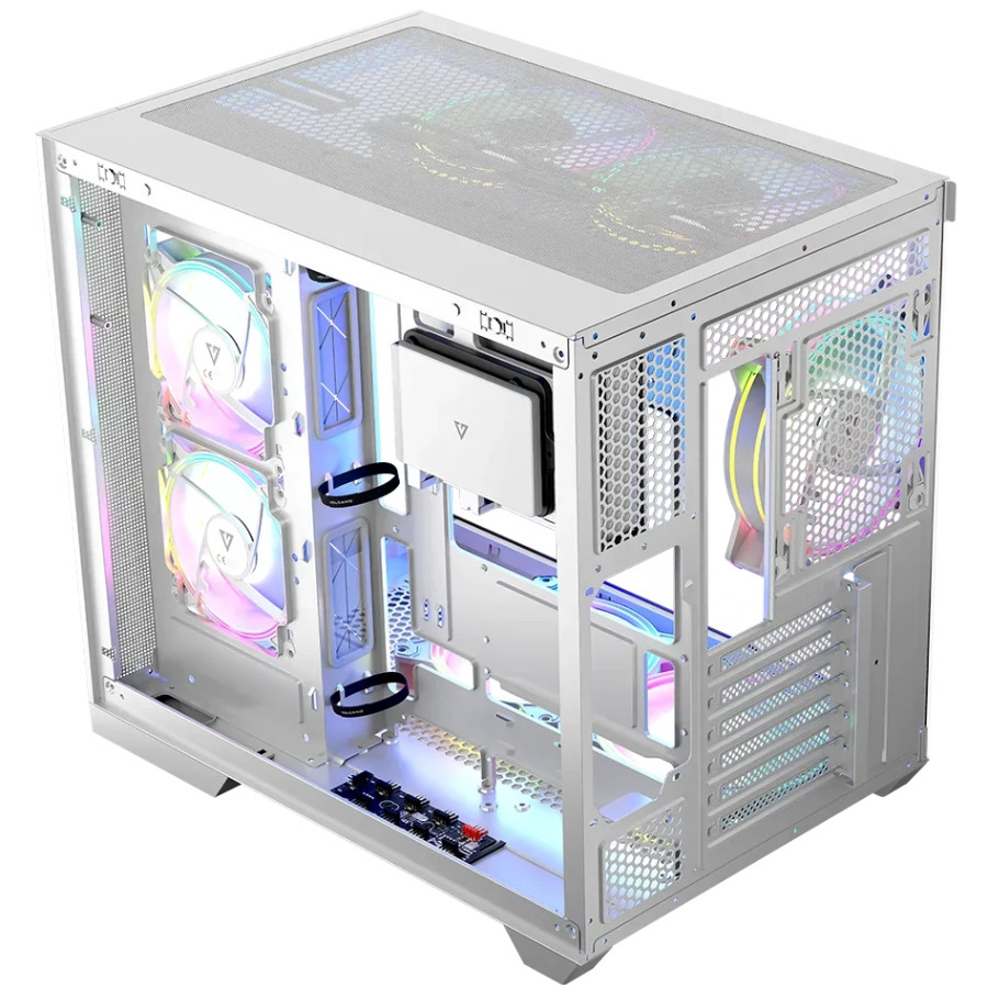 Корпус Modecom VOLCANO PANORAMA APEX ARGB 5F MIDI WHITE без БЖ ATX Вінниця - фото 11