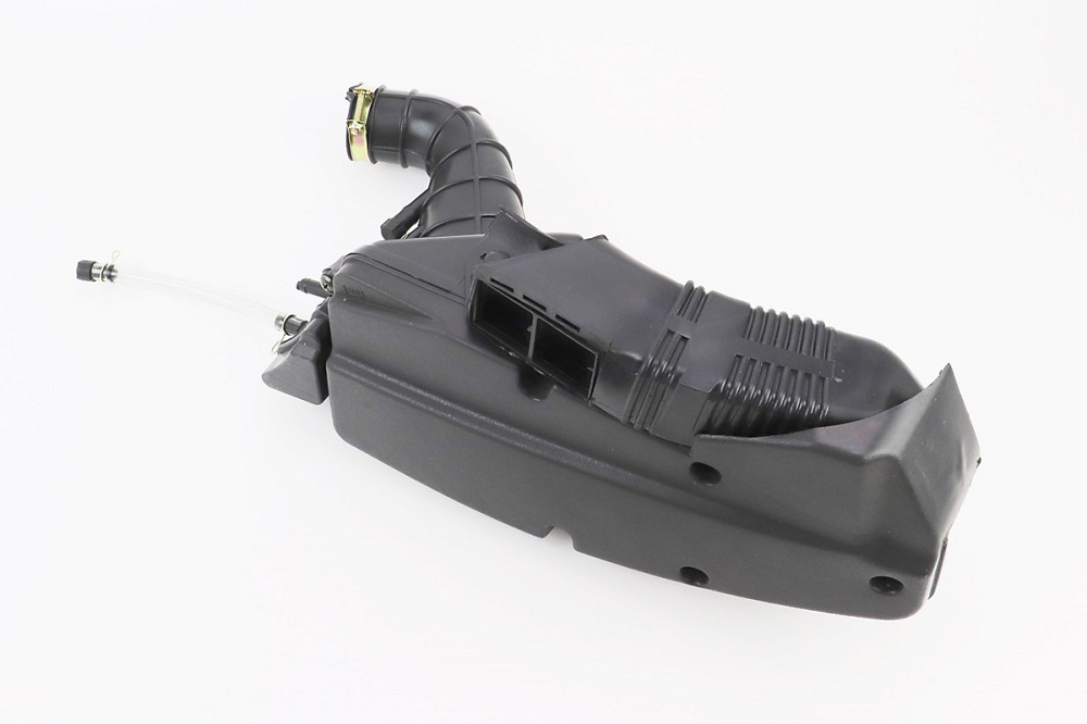 Фільтр повітряний в зборі (елемент "трикутник") 125cc, довгий патрубок Бершадь - фото 2