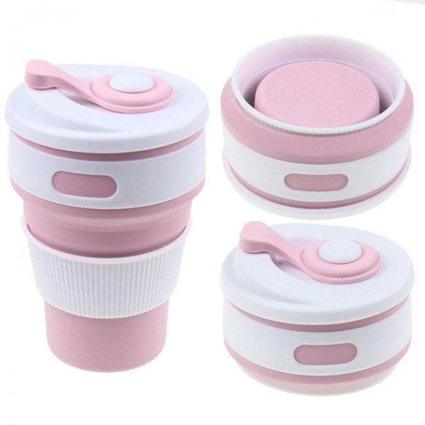 Стакан телескопический 350, Карманная чашка для кофе, Силиконовые стакан, Кружки для подорожей XW-69 Львов - изображение 15