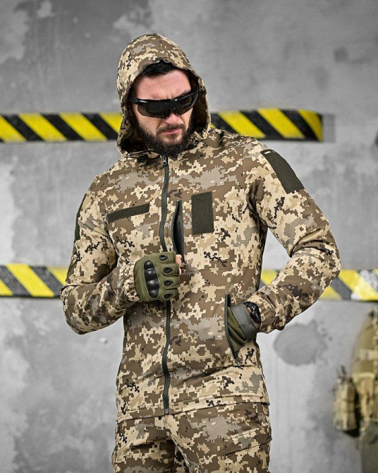 Літній еластичний тактичний костюм fragment 3в1 піксель ДЛ6475 Одеса - фото 7