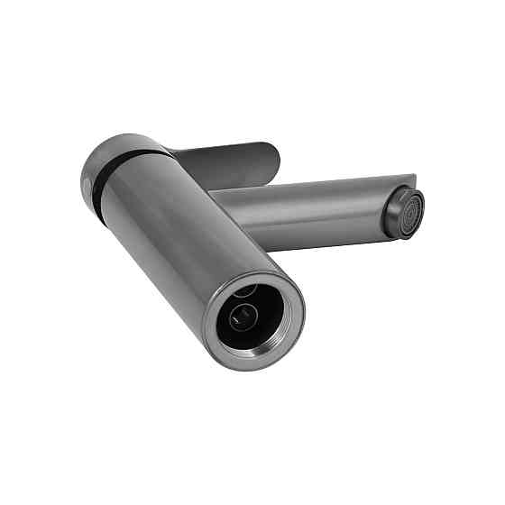 Змішувач для раковини Brinex Pure 001F низький Graphite BRIPUR001FGRP Київ