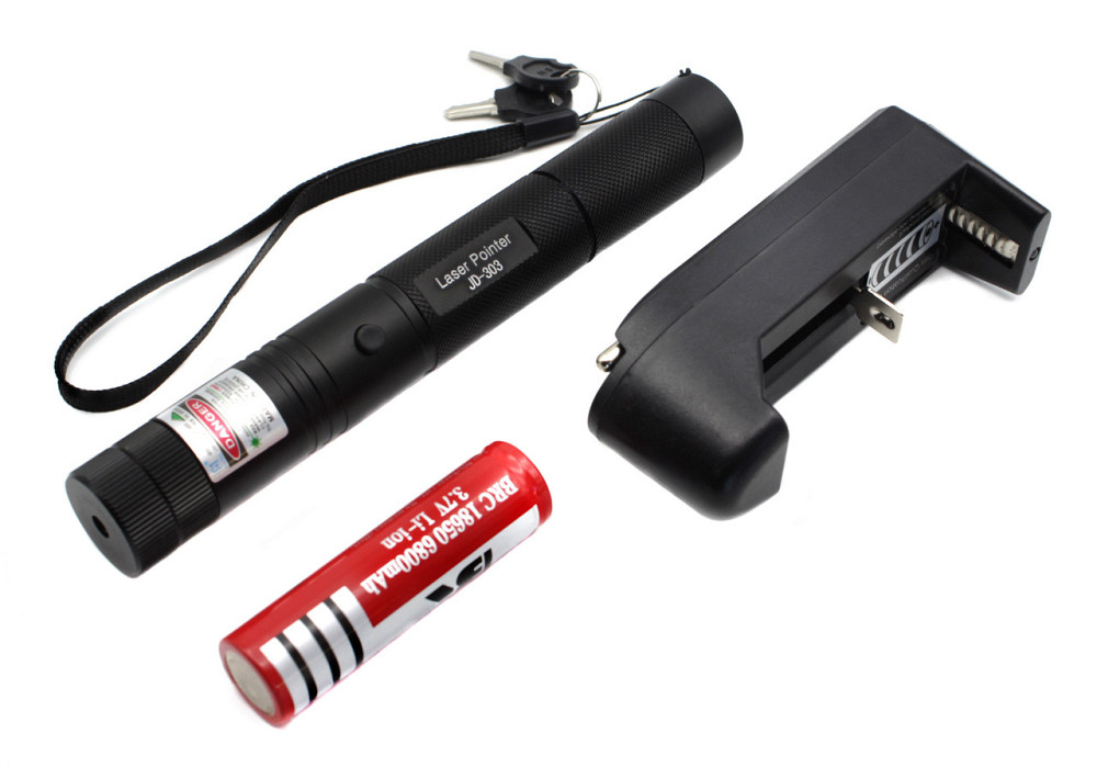 Лазерна указка GLP YL-303, Li-ion акумулятор 18650, 1360 Дніпро - фото 1