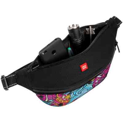 Поясная сумка-бананка для собак WAUDOG Textile "Лето" 33х17х10 см (5693) Винница