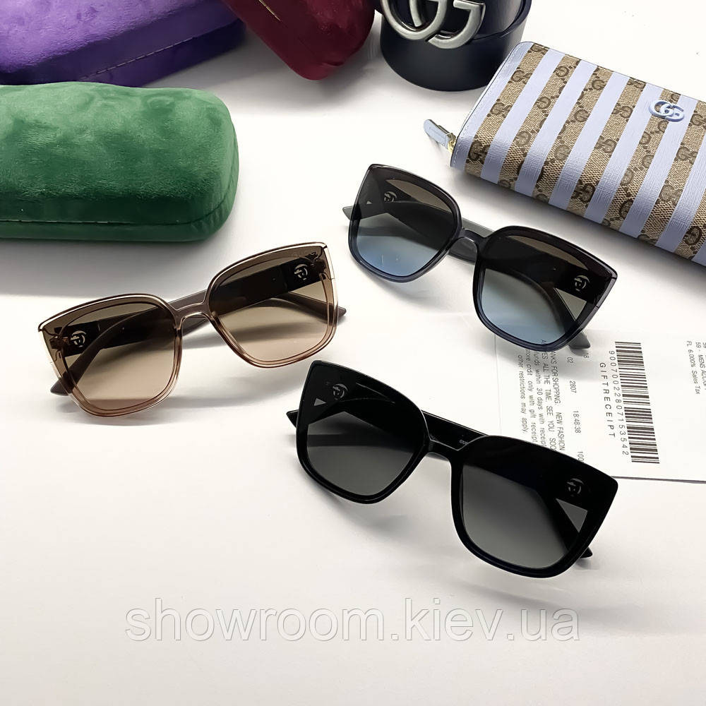 Женские солнцезащитные очки GG (20160) blue Киев - изображение 5