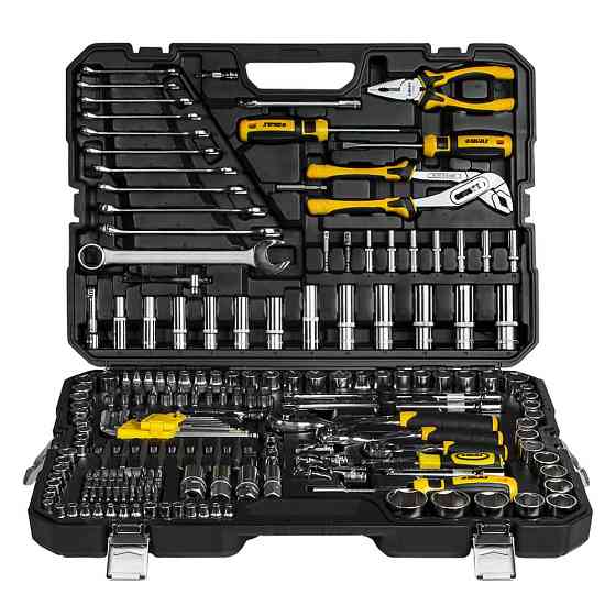 Sigma Набор насадок торцевых и биты, ключей, инструментов ¼" ⅜" ½" 233шт CrV SIGMA (6003871) Коломия