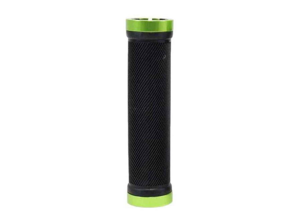 Грипсы SBG-6703-Lock черные с зелеными локами ТМ Spelli Киев - изображение 1