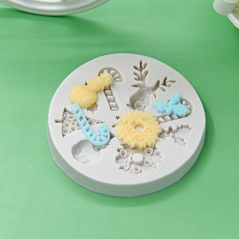 Молд новорічний універсальний 82 мм сірий Київ - фото 5