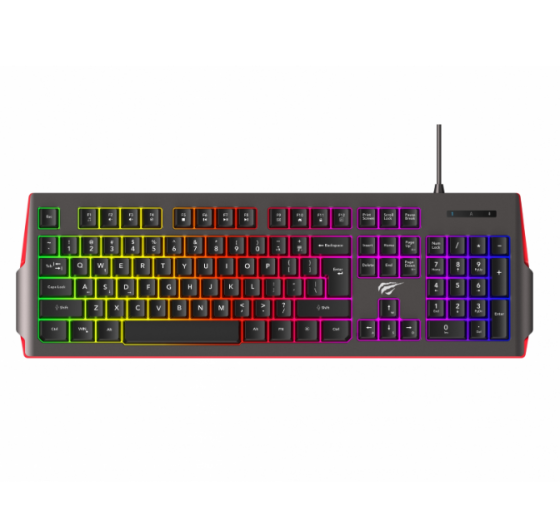 Клавіатура Havit HV-KB866L дротова USB з підсвічуванням чорний Житомир