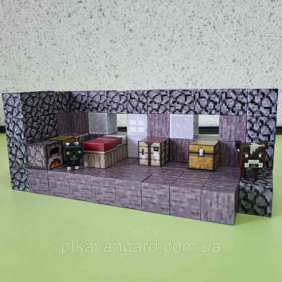 Конструктор магнітний майнкрафт 81 магнітних блоків кам'яний будинок Dream World LZCK 056 Хмельницький