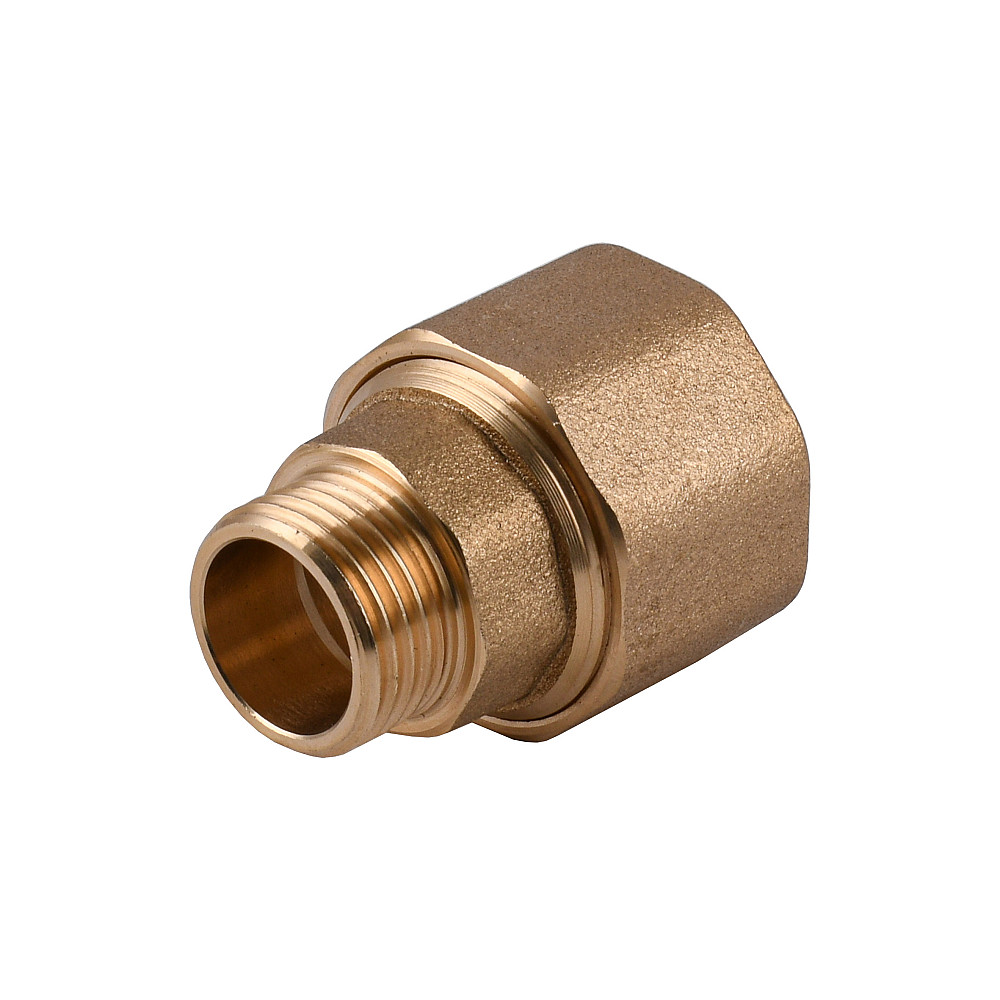 З'єднання зажимне пряме для труби Ø22мм 1/2″З латунне LS332S OPTIMUM Тернополь - изображение 1