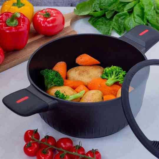 Каструля Magio MG-1171 Лита антипригарна 5л 24 см MV-85 Івано-Франківськ