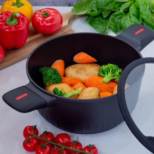 Каструля Magio MG-1171 Лита антипригарна 5л 24 см MV-85 Івано-Франківськ - фото 5