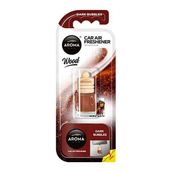 Ароматизатор Aroma Car Wood 6мл Dark Bubbles рідкий Київ