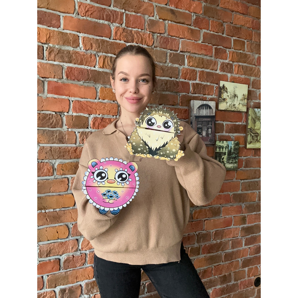 Картонный набор для кукольного театра 