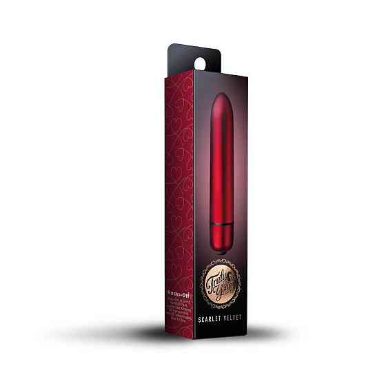 Віброкуля Rocks Off RO-90mm 10 Speed Scarlet Velvet матова Sex Aura Київ