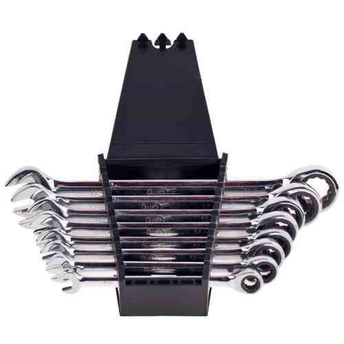 Набір ключів комбінованих тріскачкових 8 предметів , 8-19мм Alloid Одеса