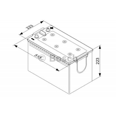 Акумулятор автомобільний Bosch 180А (0 092 T50 770) Вінниця - фото 5