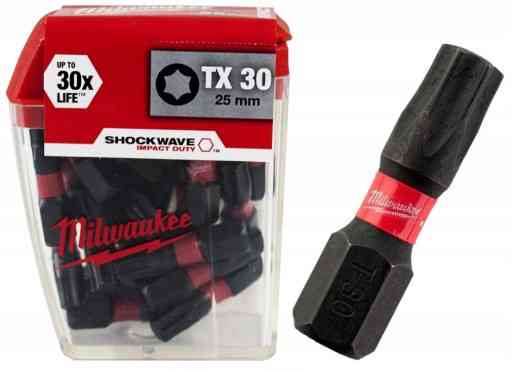 Біти для Шуруповерта Milwaukee shockwave tx30 x 25 мм 4932430886 Коломия