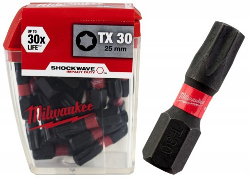 Біти для Шуруповерта Milwaukee shockwave tx30 x 25 мм 4932430886 Коломыя - изображение 1