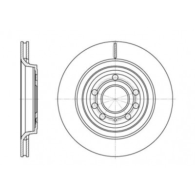 Гальмівний диск REMSA 6686.10 Вінниця - фото 1