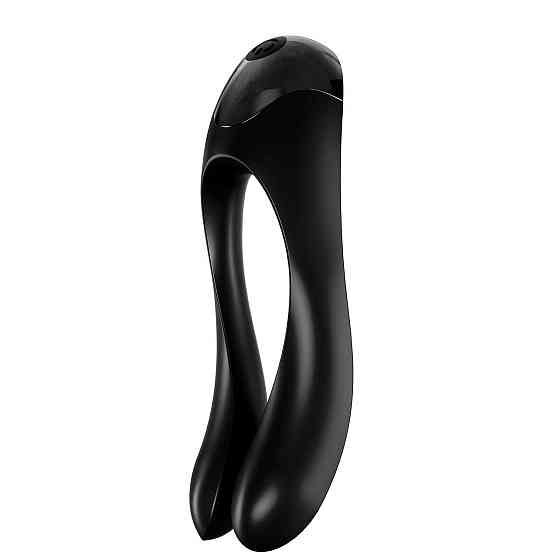Вібратор на палець Satisfyer Candy Cane Black Sex Aura Київ