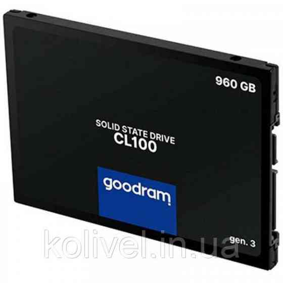 SSD 960Gb GoodRAM CL100 SATA III 2.5" TLC (SSDPR-CL100-960-G3) Київ